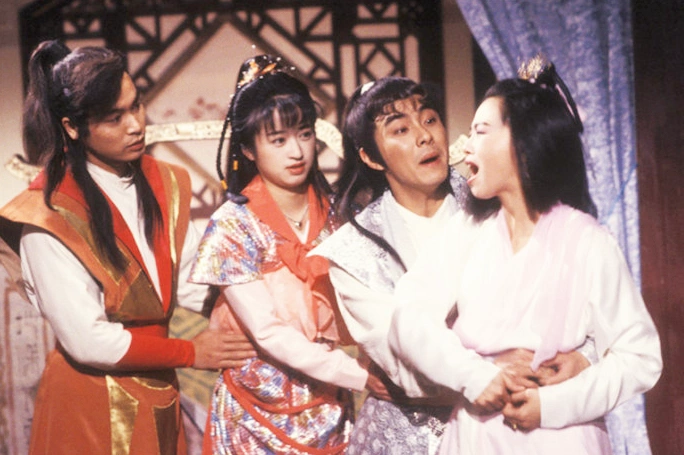 27年前的《日月神剑》,张卫健有头发,郭晋安还不傻,女主好甜美