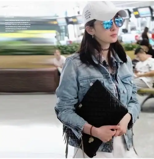 2016秋装新款杨幂同款流苏牛仔女式外套