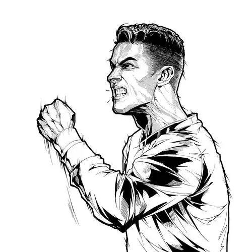 漫画c罗|插画|商业插画|冬牧 - 原创作品 - 站酷 (zcool)