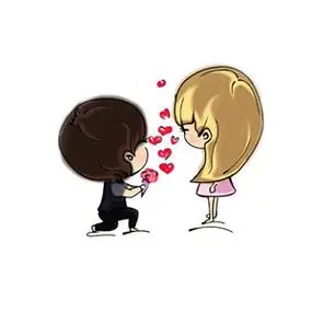 跪地求婚情侣头像一对高清浪漫单膝下跪的情侣头像图片