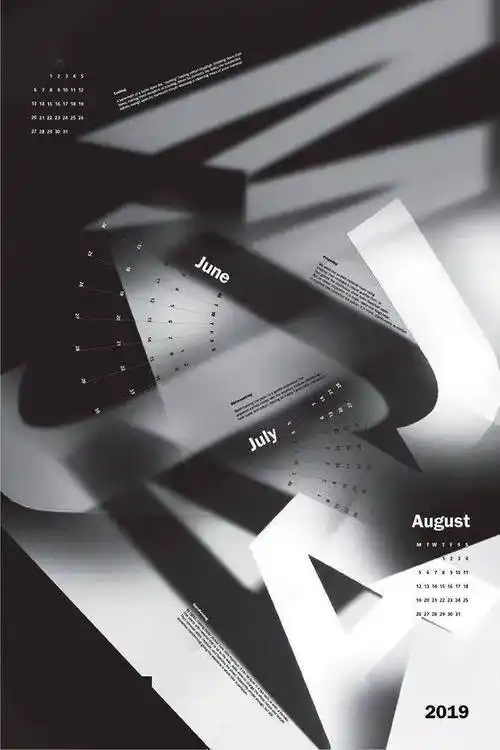 虚实对比海报设计欣赏