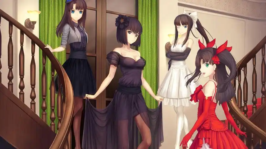 动漫《魔法使之夜》高清电脑桌面屏保主题壁纸