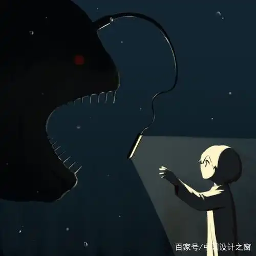 精神病患者的内心独白——难以用语言描述的黑暗情感插画