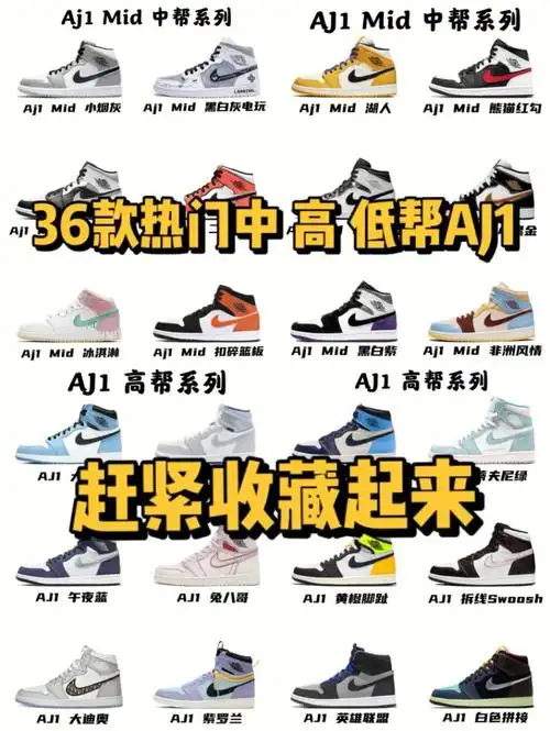 万年不倒的aj1热门配色合集