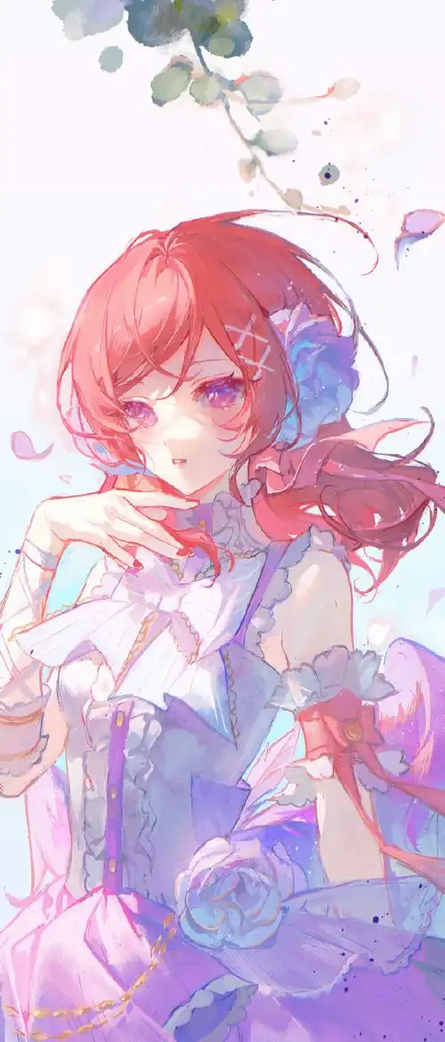 二次元少女##插画壁纸##小清新##小仙女