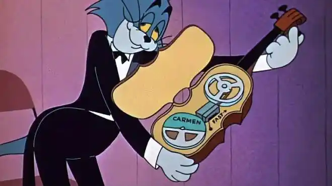 猫和老鼠127集上:汤姆猫拉小提琴,小老鼠来捣乱,太搞笑了!