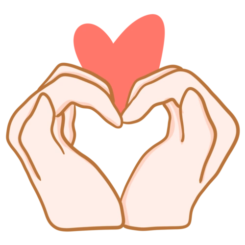 爱心手势图片大全