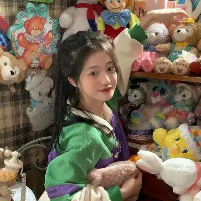 夏日清凉感小清新森系精致女生头像