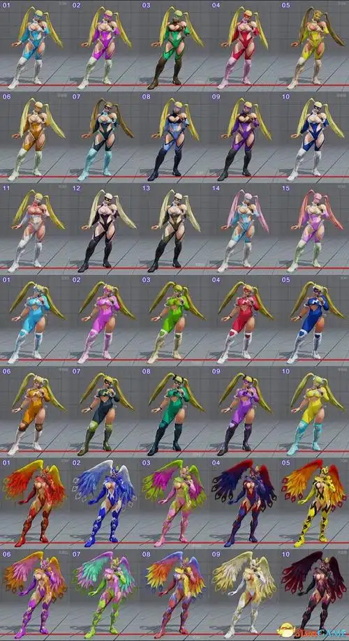 街头霸王5全角色服装图鉴街头霸王5角色服装大全