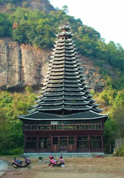 通道 侗寨 风雨桥 建筑 中国 湖南 通道侗族 风土人情 7mx年度摄影