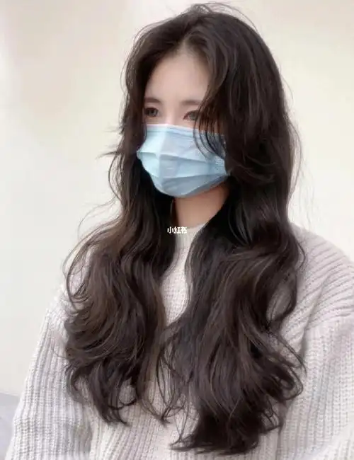 长发大卷大波浪中山烫发