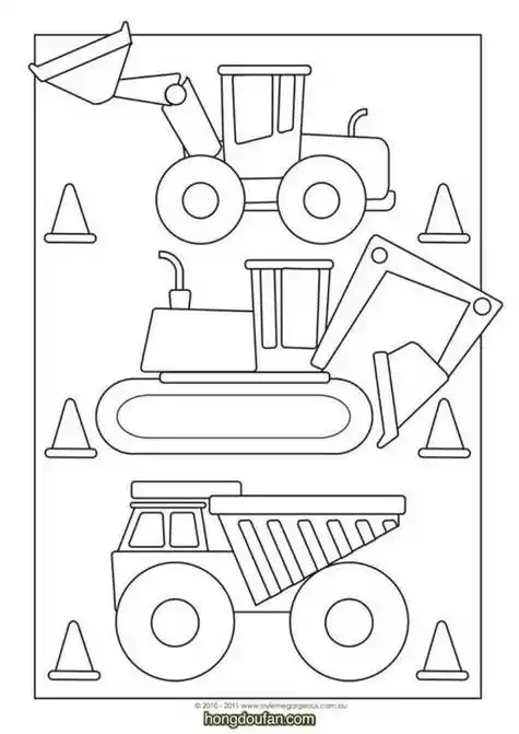 有着大铲子的铲车要如何画一学就会的幼儿简笔画大全
