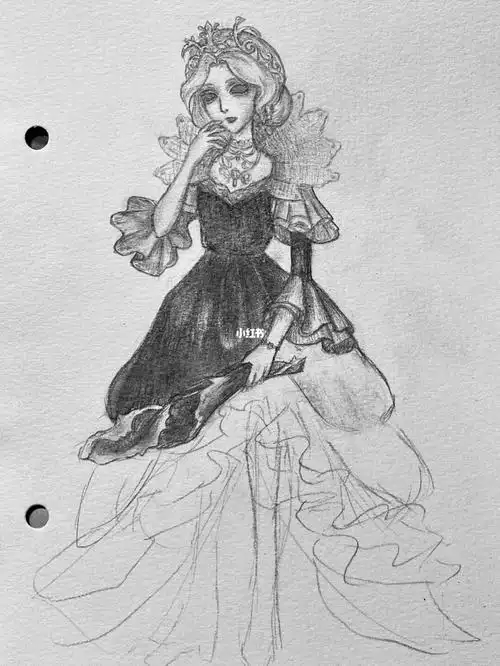 第五人格手绘  #手绘  #临摹  #手绘临摹  #红夫人  #第五人格