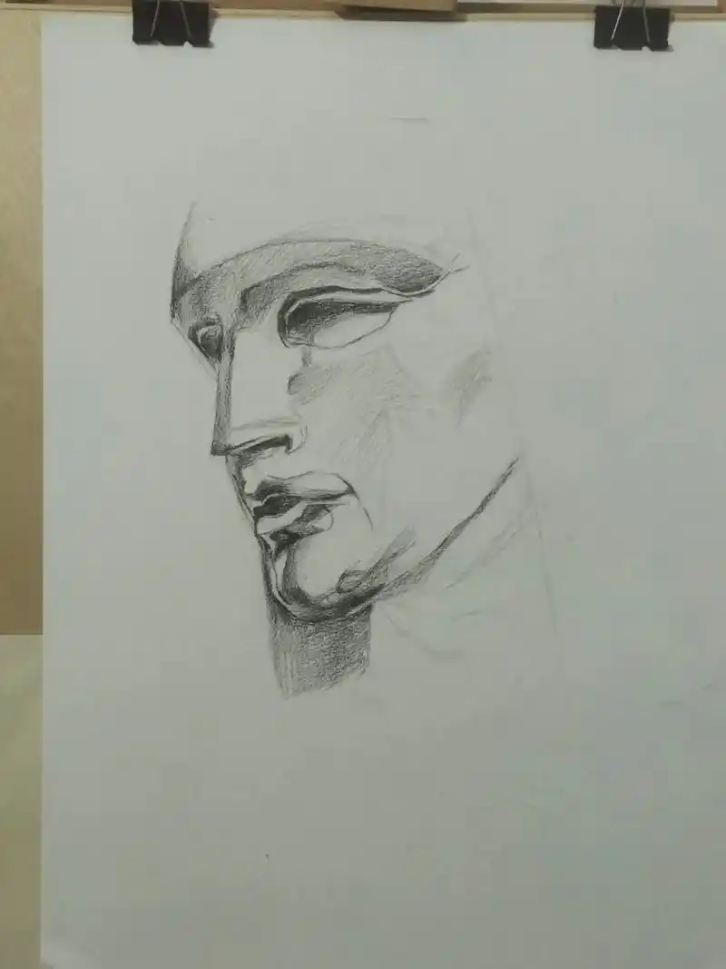 绘画 #素描 #天国王朝 #麻风王 #鲍德温四 - 抖音