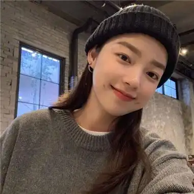 阳光甜美笑起来很甜的ins女生头像