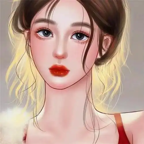 手绘温柔干净治愈系头像女