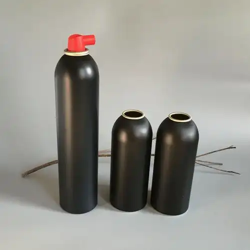 可定做加厚灭火器气雾罐 空气清新剂气雾铝罐 厚壁铝瓶 氧气罐