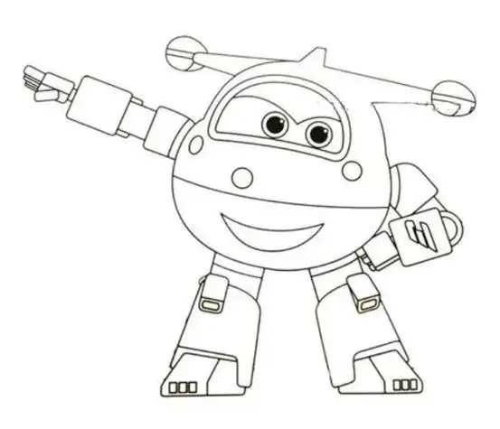 超级飞侠简笔画概览