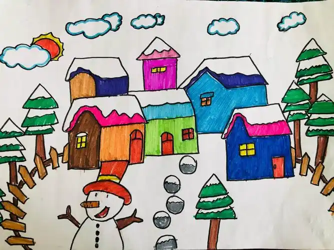 包头市第一实验小学南海分校———秋天"悄悄画"二年级作品投票