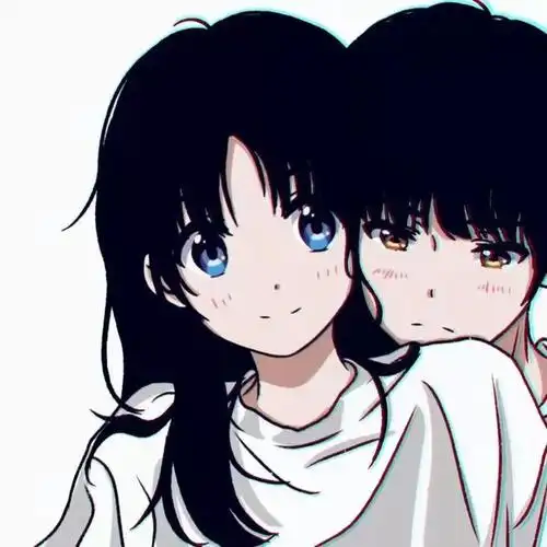 情侣头像小众动漫情头