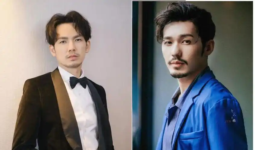 白宇留胡子更帅了图片他和钟汉良真像对比照