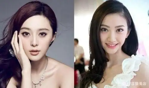 她还不幸地get了范冰冰同款颜值bug ——螳螂脸.