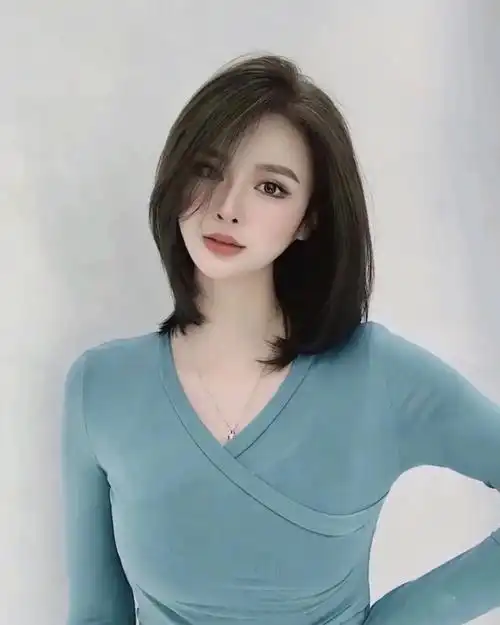 减龄齐肩锁骨发