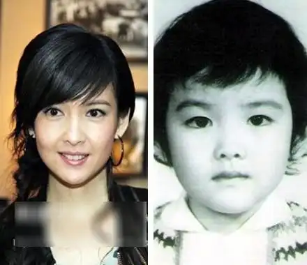 明星小时候照片