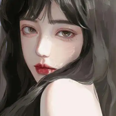 个性油画女生头像