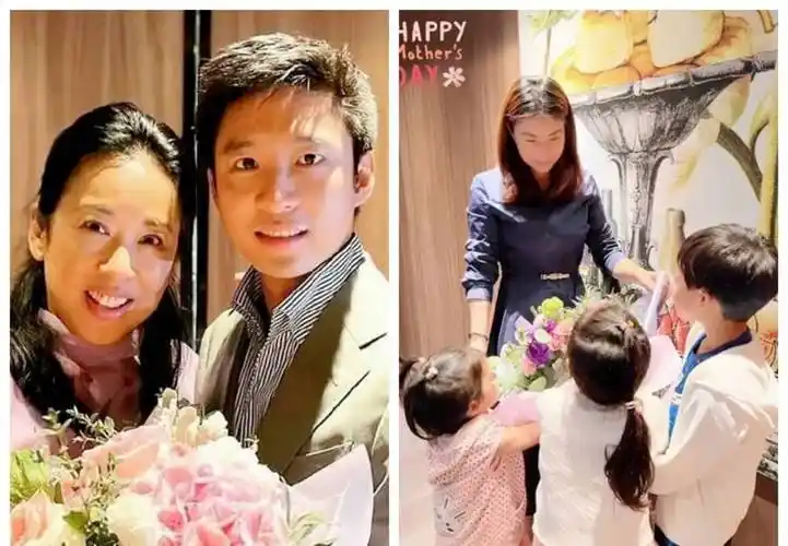 霍启山为朱玲玲庆祝母亲节,霍启刚秀恩爱,郭晶晶被三个孩子包围_儿子