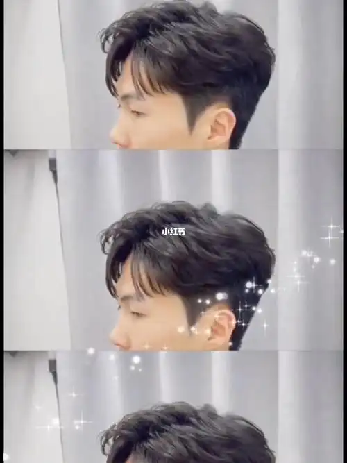 男孩子一定要尝试的发型气垫纹理三七分