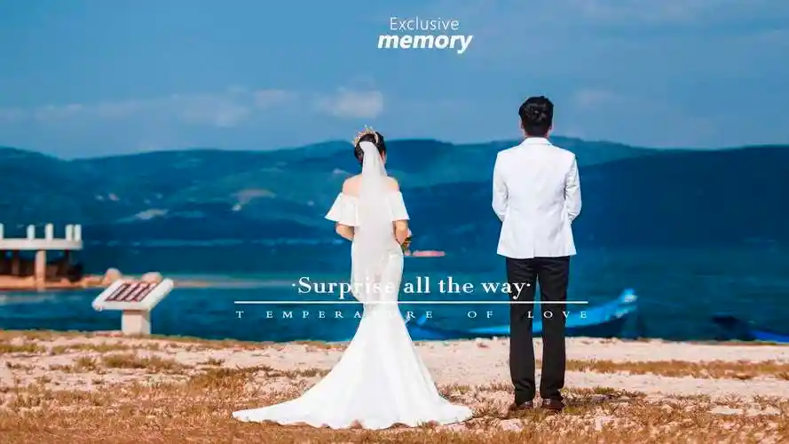 情绪摄影师的婚纱摄影作品《背影》