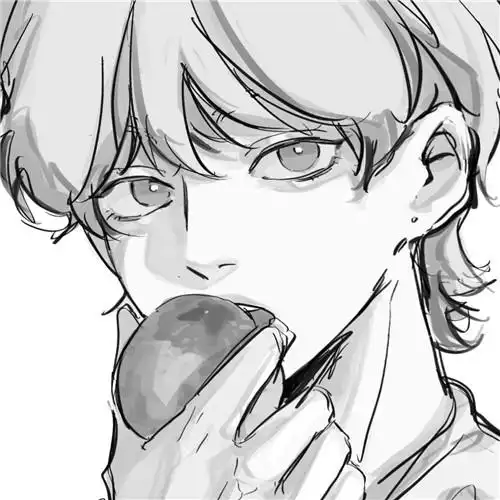 韩国动漫头像男生黑白高清图片