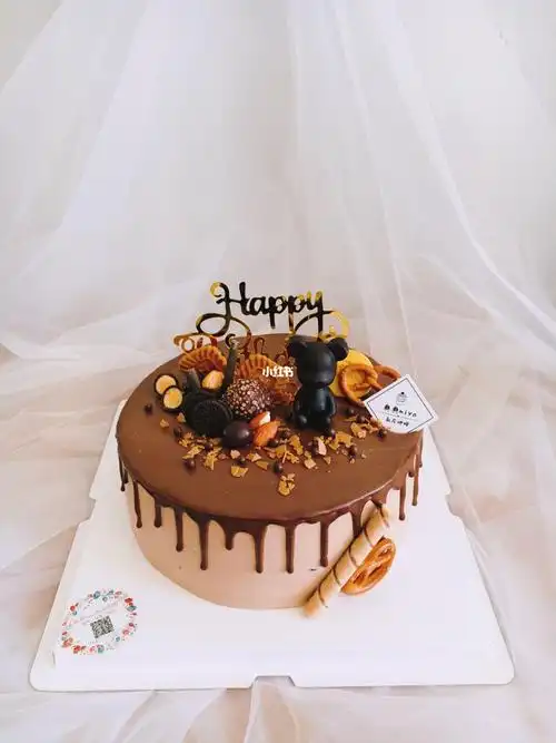 巧克力奶油蛋糕巧克力淋面蛋糕