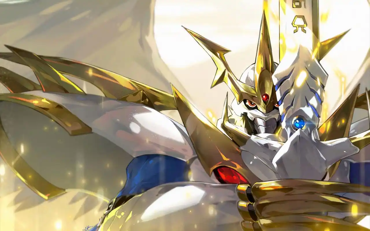 而他正是数码世界大名鼎鼎的"皇家骑士团"的始祖"帝皇龙甲兽.