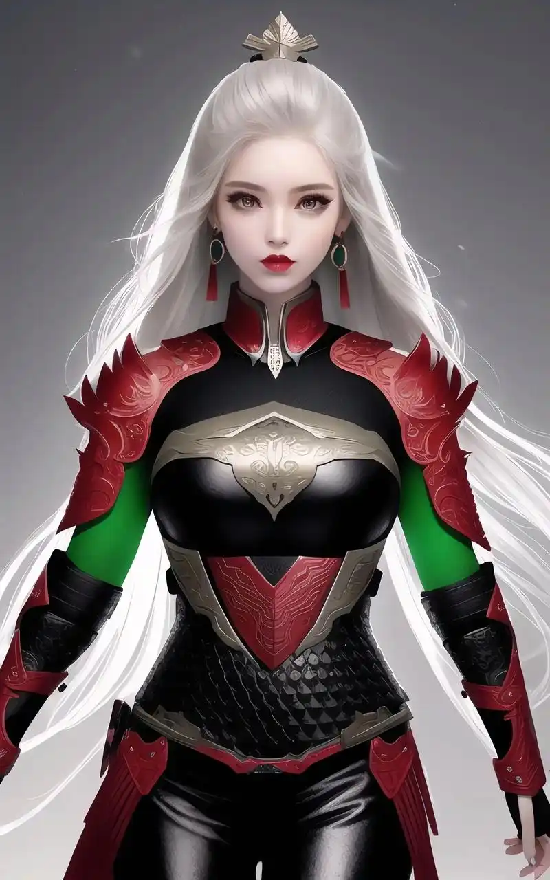 铠甲女战#壁纸 #ai绘画 #二次元 #抖音图文来了 - 抖音