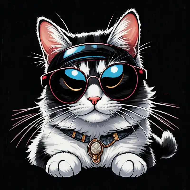 谁不喜欢霸气冷酷的猫咪头像呢?