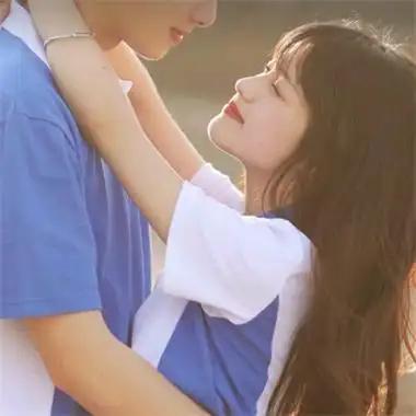 超甜超可爱情侣真人头像高清图