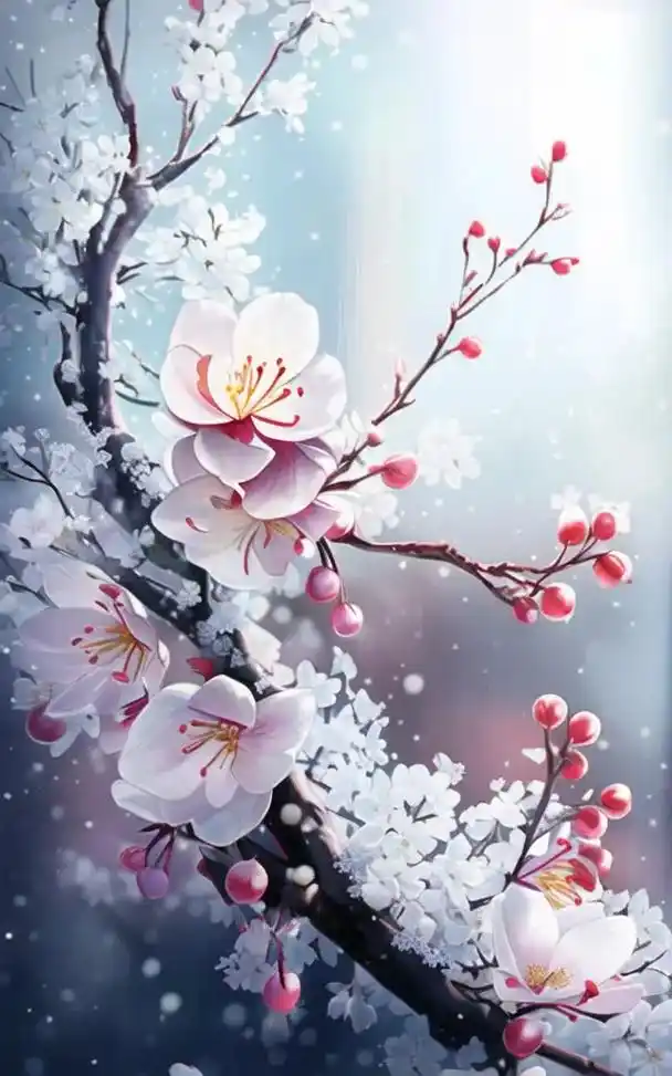 大数据不会骗人的,当你刷到这朵唯美的梅花时,说明你的好运就要 - 抖