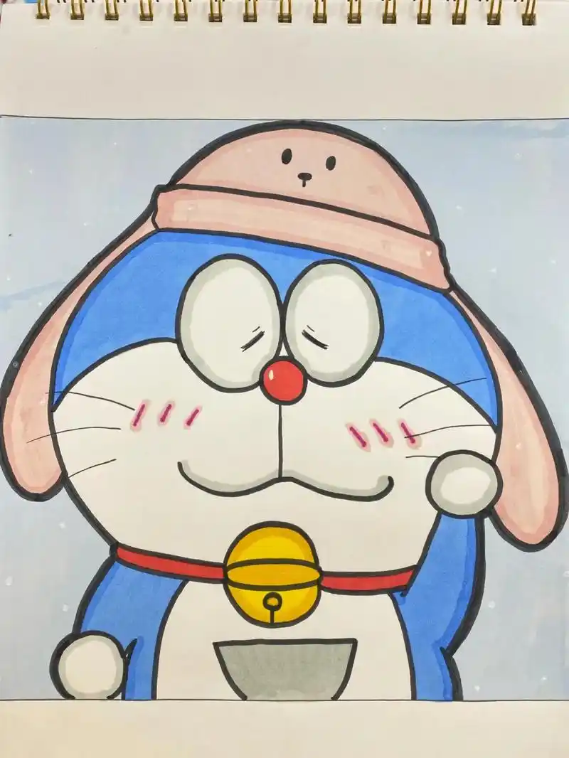 《多啦a梦》 带你轻松学画画#哆啦a梦画法 #简笔画哆啦a梦 - 抖音