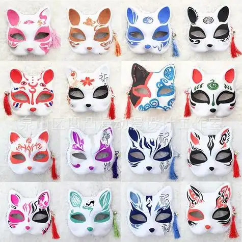 狐狸面具手绘狐狸面具手绘教程