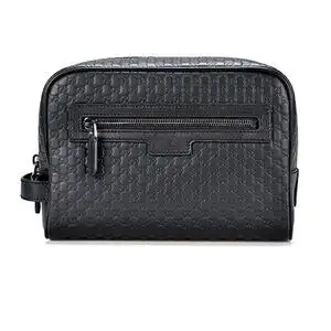 荷兰直邮 gucci古驰男士经典gg印花真皮手包手拿包酷奇男包419775