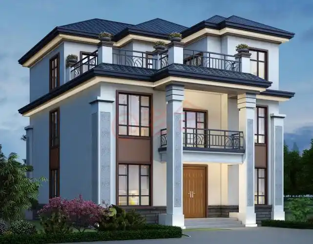 老爸给我20万盖的这栋三层自建房别墅,美观实用,全家人都满意_腾讯网