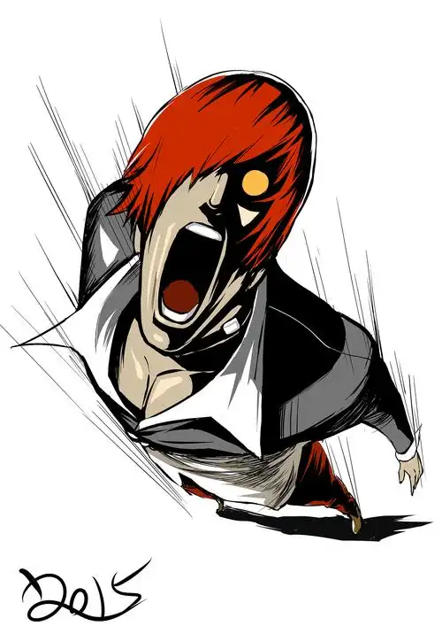 拳皇——八神庵|动漫|单幅漫画|青鸦cyancrow_原创作品-站酷zcool