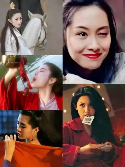 港片中5大女神"经典镜头",邱淑贞叼牌,朱茵眨眼,你最喜欢谁_张敏_时尚