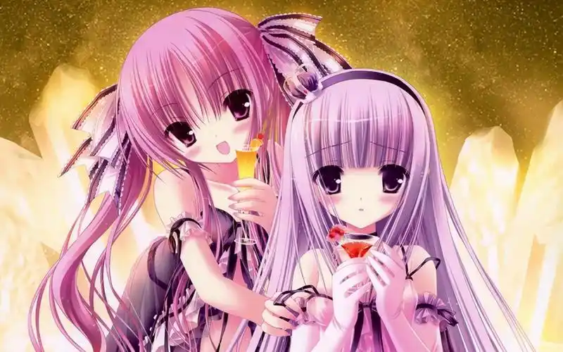 可爱软萌动漫美少女图片桌面壁纸_卡通动漫_壁纸下载_美桌网