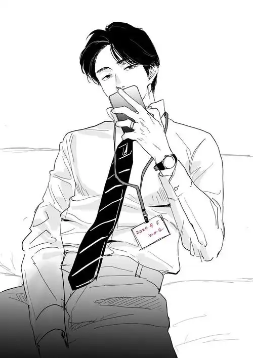 不少同学说怎么没有男生的线稿,今天微课君给大家安排一波【帅气西装