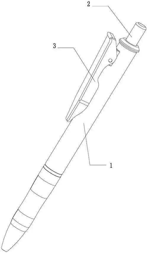 按动笔具的制作方法