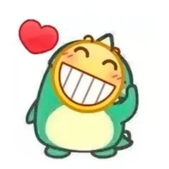 小黄脸呲牙笑表情图片愿大家每天都能呲牙笑得开心哦