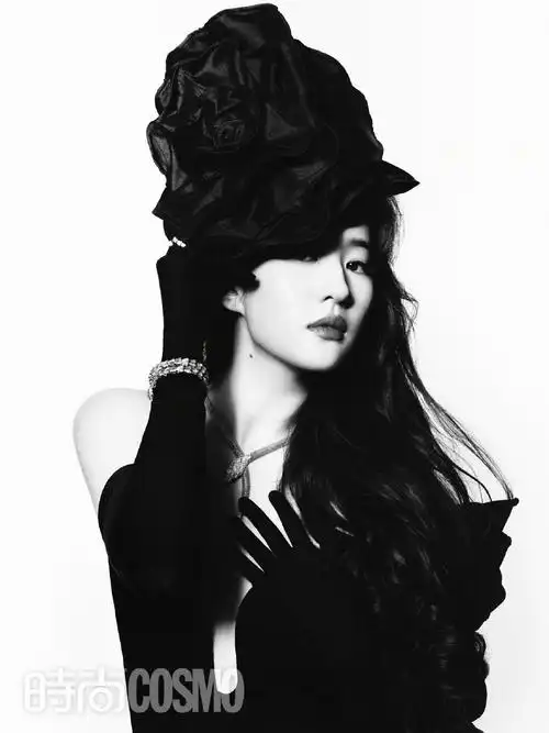 刘亦菲时尚cosmo六月刊杂志图片